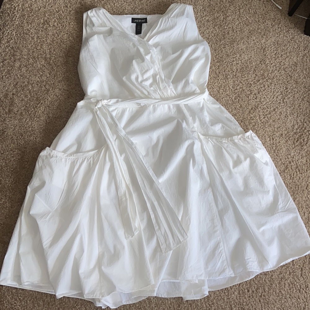NEW Lovely White Dress- 4X